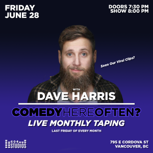 CHO Live Monthly Taping June 2024 - Dave Harris