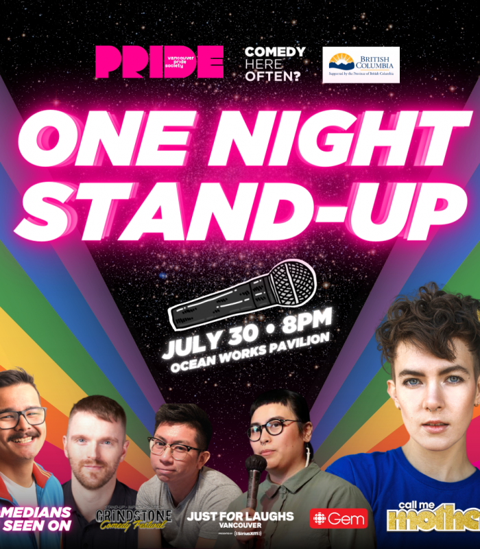 Stand-Up Comedy Vancouver Pride